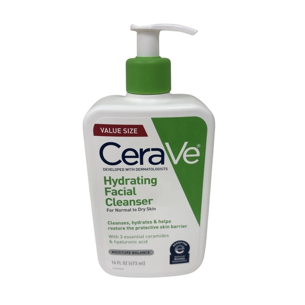 CeraVe Hydrating Facial Cleanser For Normal To Dry Skin 16 Fl. Oz. Beauty Sale